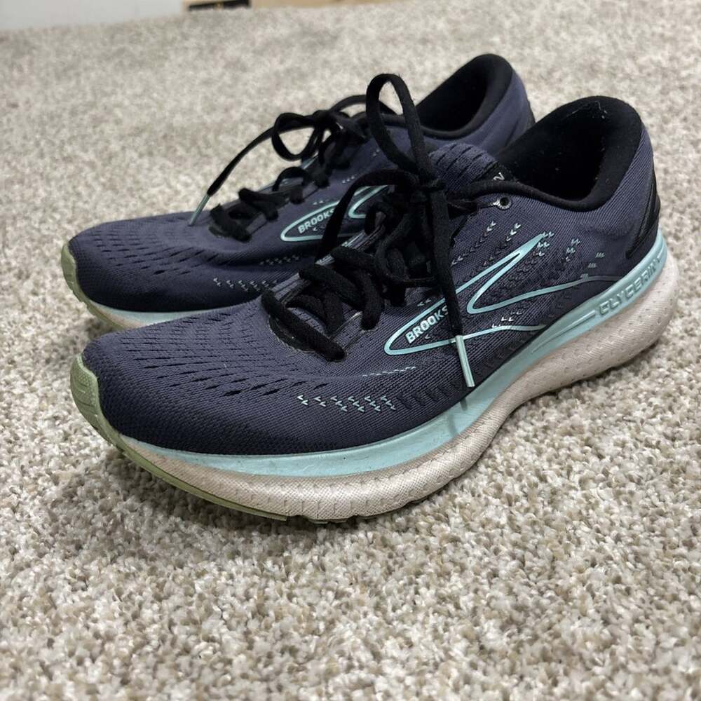 Brooks Glycerin 19 Women's Running Shoes Night Shadow/Black/Blue Mesh Size 10